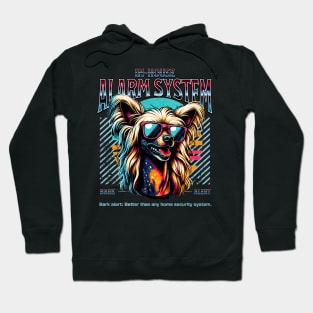 Bark Alert Chinese Crested Dog Hoodie